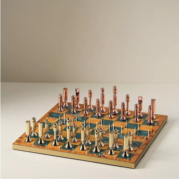 Anthropologie Sophie Chess Game Set Style No. 93641546 NIB READ - Picture 1 of 16